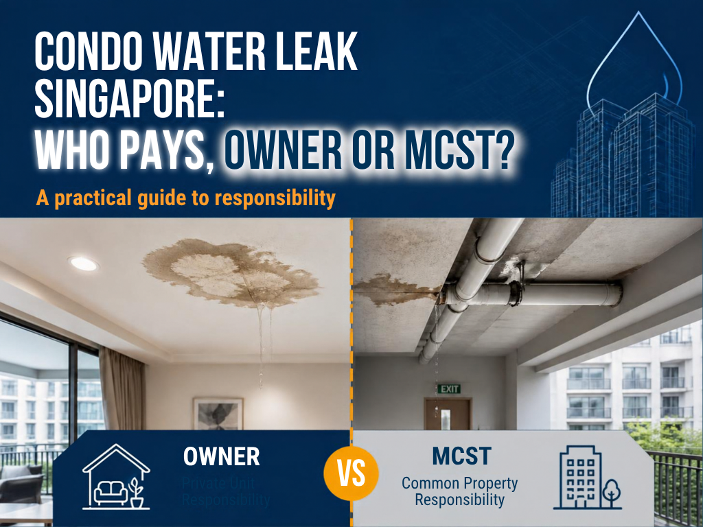 Condo Water Leak Singapore: Who Pays, Owner or MCST?